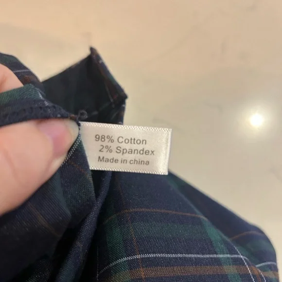 Romperjack men’s size Large one-piece like new condition Navy plaid - Picture 8 of 9